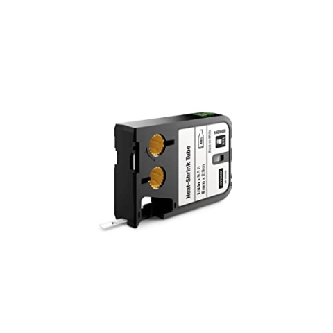 Dymo XTL Schrumpfschlauch | Endlosband | 6 mm x 2.70 m | schwarz auf weiß