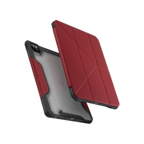 UNIQ Trexa Antimikrobielle Schutzhülle für iPad Pro 11 (2021), Korallenrot