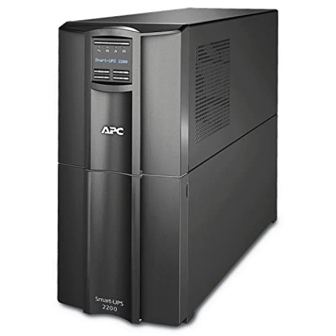 APC Smart-UPS SMT - SMT2200I - Unterbrechungsfreie Stromversorgung 2.200VA (Line Interactive, AVR, LCD Display, 8 Ausgänge IEC-C13, Shutdown Software)