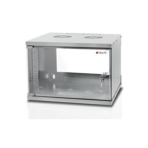 Techly Supereco Rack 19" 6U Dep.450 Grey
