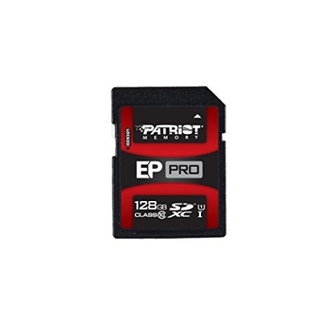 Patriot PEF128GSHC10333 EP Pro Class 10 SDXC 128GB Speicherkarte (UHS-I)