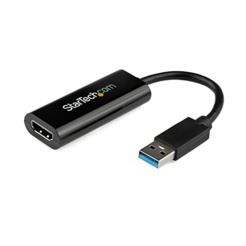 StarTech.com Adapter, USB 3.0 auf HDMI – 1080p (1900 x 1200) – Videoanzeigeadapter für Zwei/mehrere Monitore mit externer Grafikkarte (USB32HDES)