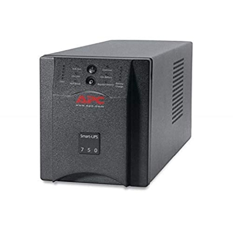 APC Smart UPS 750VA Schwarz Unterbrechungsfreie Stromversorgung (UPS) - Unterbrechungsfreie Stromversorgungen (USP) (750 VA, 500 W, 50/60, 340 J, 3 h, 16,4 min)