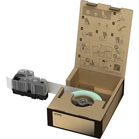 Epson BR-VS24TB-E Consumables Tapes SFL CBL Wrap LT WHT/BLK 24MM45M