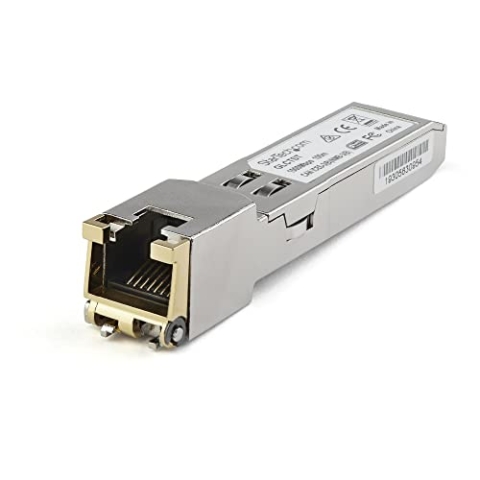 StarTech.com SFP1GTEMCST Transceiver Modul (SFP Module, 1000Base-T Dell EMC kompatibel, RJ-45 Kupfer mit DDM)