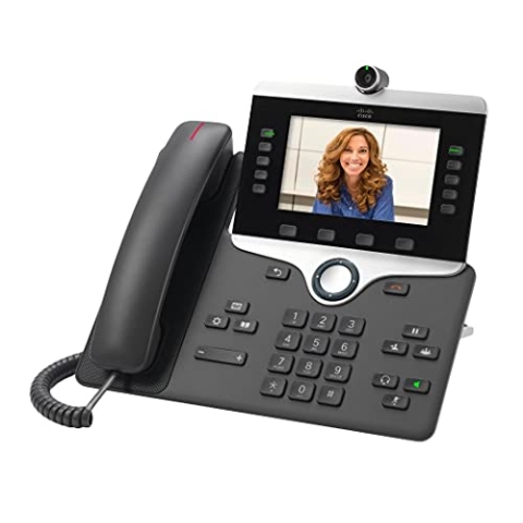 Cisco Systems IP Phone 8845, CP-8845-K9, Holzkohle