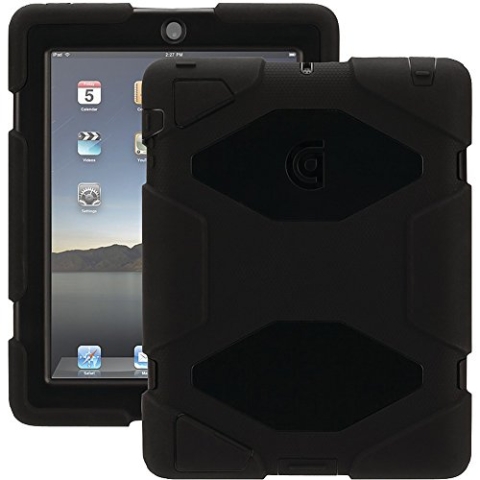Griffin Technology GB35108-2 Rugged Case - Survivor - Apple iPad 2 + 3 + 4 -schwarz