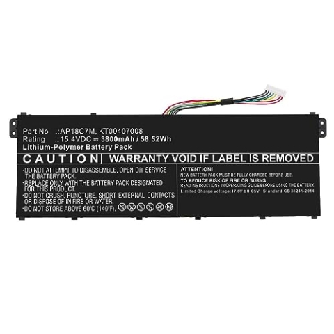 Ersatzteil: CoreParts Battery for Acer Notebook, Laptop, W128440526 (Laptop)