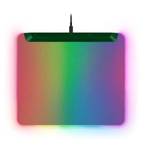 Razer Firefly V2 Pro Phantom Green Edition - Voll beleuchtete Gaming-Mausmatte mit Chroma RGB (USB 2.0-Hub, mikrotexturierte Oberfläche, rutschfeste Unterlage) Phantom Green