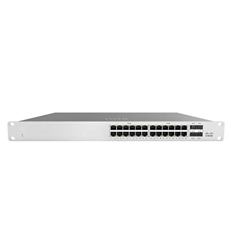 Cisco Meraki Cloud Managed MS120-24 – Switch – gemanaged – 24 x 10/100/1000 + 4 x Gigabit SFP – Desktop, Rackmount