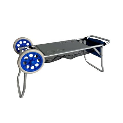 Marbueno Mehrzweckwagen Grau PVC Aluminium Red 108 x 51 x 51 cm