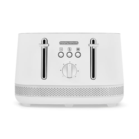 Morphy Richards Toster Illumination biay 4 kromki 4 Part(s) 1800 W Blanc