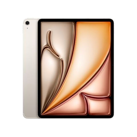 Apple iPad Air 13" mit M3 Chip: Apple Intelligence, Liquid Retina Display, 1 TB, 12 MP Frontkamera/Rückkamera, WLAN 6E + 5G Mobilfunk, Touch ID, Batterie für den ganzen Tag – Polarstern