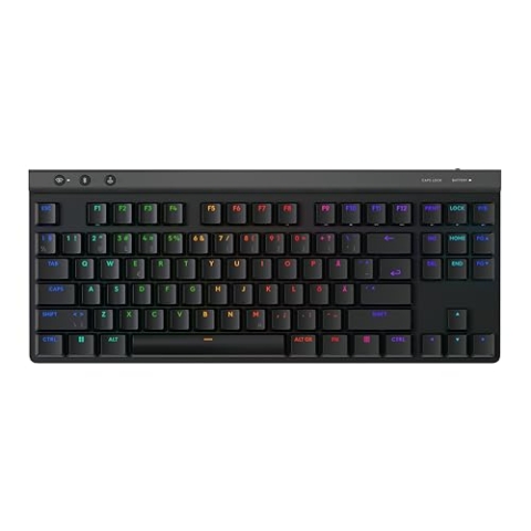 Logitech G G515 Lightspeed TKL Kabellose Tastatur (PAN Nordic) (Blue | Tactile) - Schwarz
