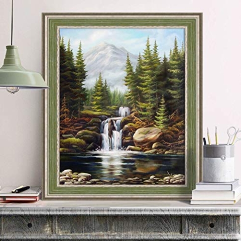 Diamond Painting Falls (AJ 1685) A Picture of Rhinestones Sewing Accessories