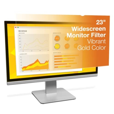 3M Sichtschutzfilter, gerahmt Gold 23" Widescreen Monitor (16:9 Aspect Ratio)