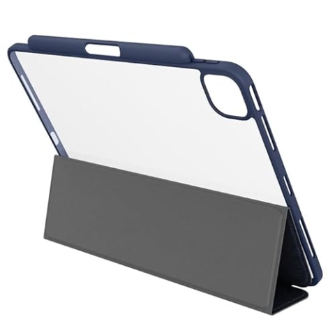 Qdos Folio Muse IPAD PRO 11" (2022) / AIR 10,9" TRANSPARENT BLEU