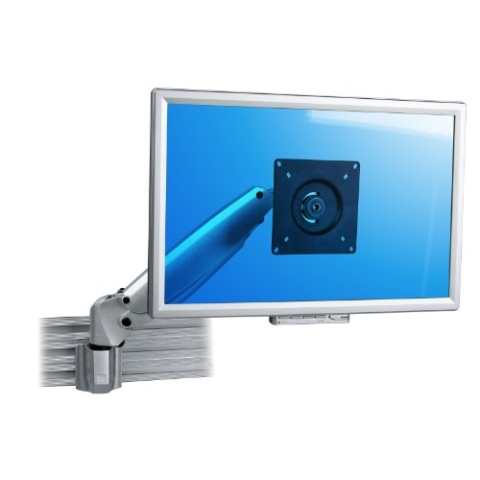 Dataflex (Tragkraft max. 10kg, bis 61 cm (24 Zoll) Bildschirmdiagonale, Spannweite Klemme: 30mm Silber Viewmaster Monitorarm - Schiene 110 112 x 416 x 325 cm