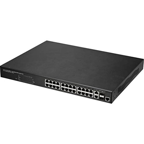 Renkforce RF-4676514 RF-MSW-620 Netzwerk-Switch RJ45/SFP 24+2 Ports 1 GBit/s PoE-Funktion