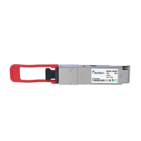 BlueOptics© QSFP28 Transceiver, LC-Duplex, 100GBASE-ER4 Lite, Singlemode Fiber, internes WDM 4x1296-1309nm, 30KM, 0°C/+70°C, DDM (BO28L13630D-BO) Marke: