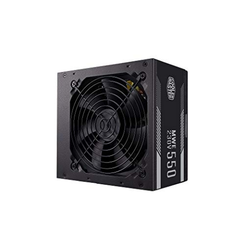 Cooler Master MWE 550 White 230V V2 Netzteil - 80 PLUS 230V EU-zertifiziert, leiser 120 HDB Lüfter, DC-DC + LLC Technologie mit +12V Single Rail