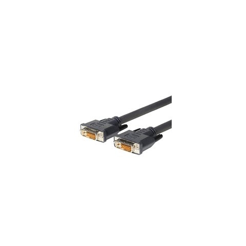 Microconnect 1 m DVI-D M/M Kabel DVI (DVI, DVI-D, männlich, männlich, Gold, Schwarz)