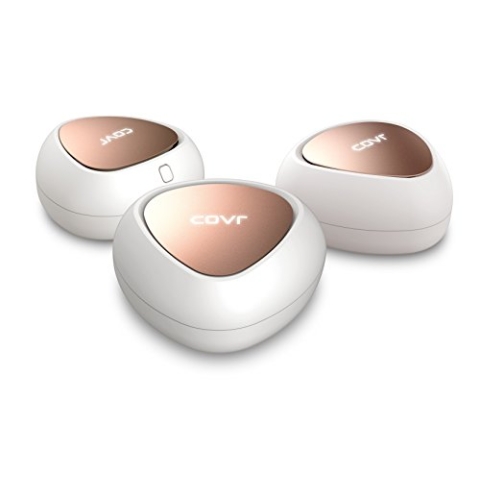 D-Link COVR-C1203 Mesh-Lösung AC1200 Dual Band Whole Home Wi-Fi System (lückenlose Empfangsabdeckung Ihres Zuhauses mit schnellem und stabilem WLAN, 3er Set) weiß
