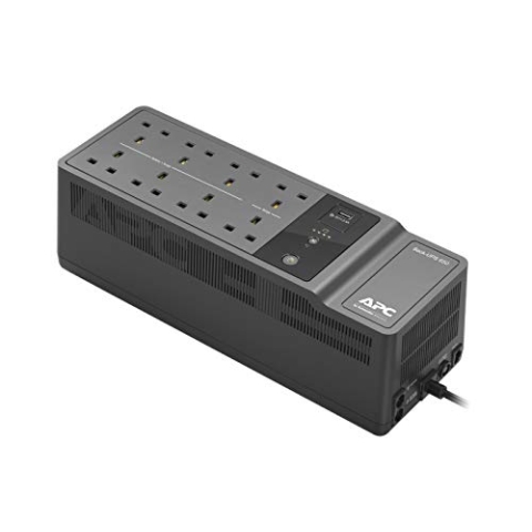 APC by Schneider Electric Back-UPS ES - BE650G2-UK - Unterbrechungsfreie Stromversorgung 650VA (8 Ausgänge, Überspannungsschutz, 1 USB-Ladeanschluss)