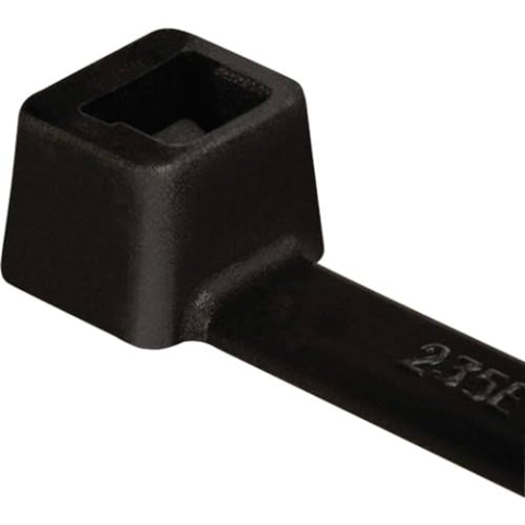 HELLERMANNTYTON Hellermann Tyton T150 x L Polyamid Schwarz 25pièce (S) Kabelbinder – Satellitenempfängers (schwarz)
