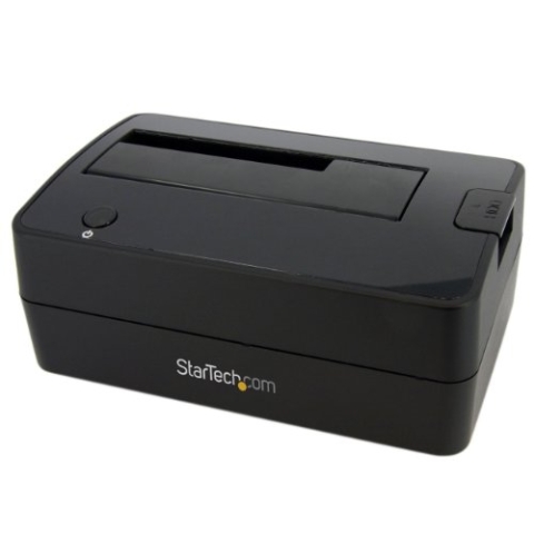 StarTech.com USB 3.0 auf SATA Festplatten Dockingstation, USB 3.0 (5 Gbit/s) Festplatten Dock, Externe 2.5/3.5" SATA I/II/III HDD/SSD Dockingstation, Top-Loading Festplattenschacht (SATDOCKU3S)