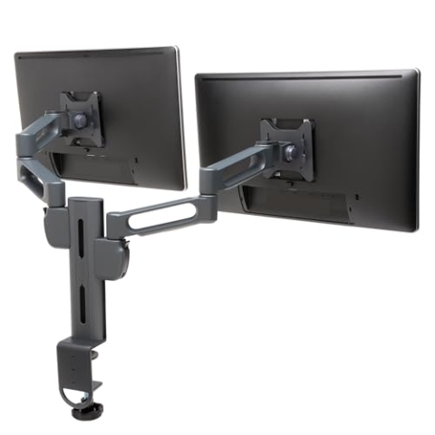 Kensington Dual-Monitorarmhalterung, Mit SmartFit System, Für Monitore bis zu 24", K60273WW, Schwarz