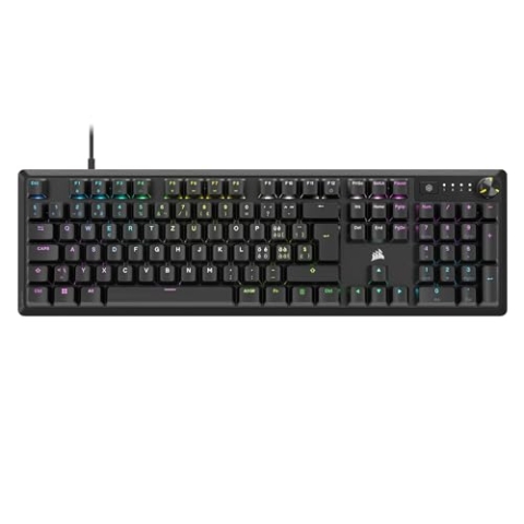 Corsair K70 RGB Core Mechanical Gaming Keyboard - Backlit RGB LED LineairRed - CH Qwertz - Black PC/Mac/Xbox/Playstation
