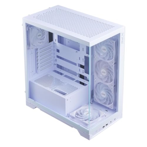 ADATA XPG CASE MID.T Invader X BTF White Black 4+1 ARGB Fan