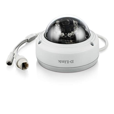 D-Link DCS-4603 PoE Dome Überwachungskamera (Aufnahmen in Full-HD-Qualität, für den Innenbereich, Tag und Nacht)