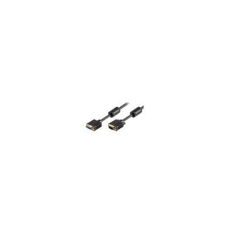 MicroConnect mongh5fb 5 m VGA (D-Sub) VGA (D-Sub) schwarz Kabel VGA – Kabel VGA (5 m, VGA (D-Sub), VGA (D-Sub), männlich, weiblich, schwarz)