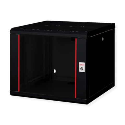 ROLINE 19-Zoll Wandgehäuse Pro 9 HE, 600x600 BxT schwarz