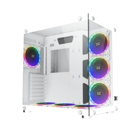 Xigmatek PC-Gehäuse ATX Aquarius Plus Arctic mit 7X AY120 (EN46430)