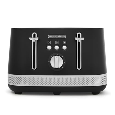 Morphy Richards Illumination 4-Slice Toaster 7 4 Part(s) 1800 W Noir