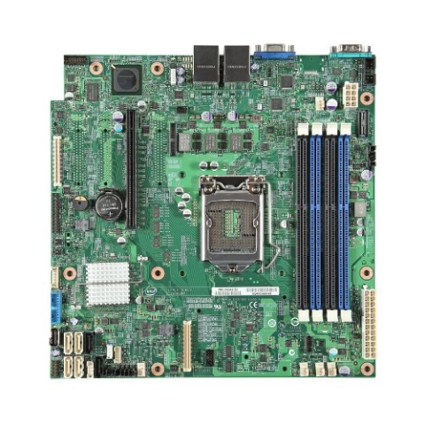 Intel SERVER BOARD/S1200V3RPO W/4 SATA CABLES - Mainboa