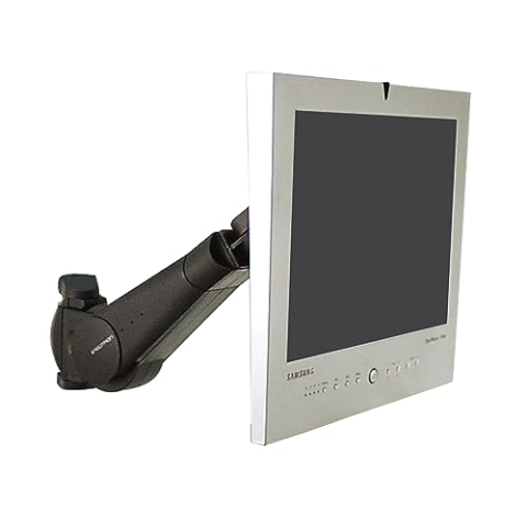 Ergotron 45-007-085 180° Wandhalterung Monitorarm für bis zu 27 Zoll Display, Schwarz