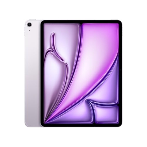 Apple iPad Air 13" mit M3 Chip: Apple Intelligence, Liquid Retina Display, 256 GB, 12 MP Frontkamera/Rückkamera, WLAN 6E + 5G Mobilfunk, Touch ID, Batterie für den ganzen Tag – Violett