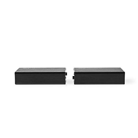 Nedis HDMI™-CAT5/6-Extender - 4K bei 60Hz - Bis zu 50,0 m - HDMI™-Eingang - RJ45-Buchse - HDMI™-Ausgang - RJ45-Buchse - Schwarz