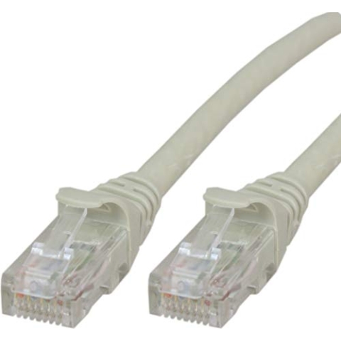 MicroConnect utp650booted 50 m CAT6 U/UTP (UTP) grau – Netzwerk-Kabel (RJ-45, RJ-45, männlich/männlich, CAT6, U/UTP (UTP), grau)