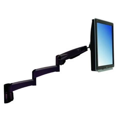 Dataflex 413 ViewMaster M5 Monitorarm (Tragkraft max. 12kg, bis 61 cm (24 Zoll) Bildschirmdiagonale, VESA: MIS-D 75x75/100x100mm kompatibel) anthrazit