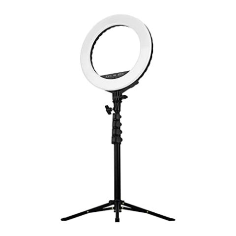 Streamplify Light 14 Ringlicht Mit Stativ 36 cm - Premium LED Ringleuchte Mit Handy Halterung - 14″ Ring Light - 2250 Lumen - 4 Farbtemperaturen