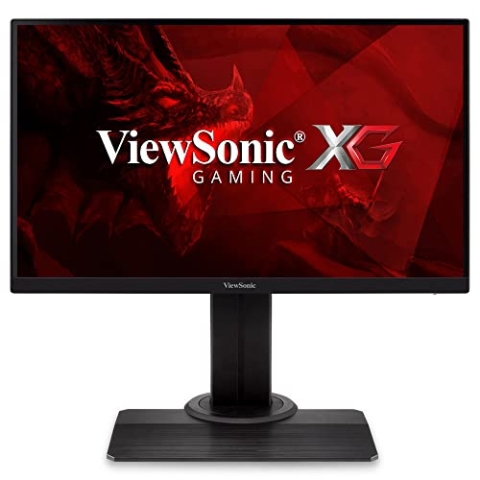 Viewsonic XG2705-2 68,6 cm (27 Zoll) Gaming Monitor (Full-HD, IPS-Panel, 1 ms, 144 Hz, FreeSync Premium, geringer Input Lag, höhenverstellbar) Schwarz