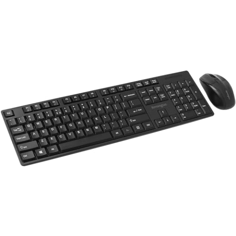 Kensington K75230FR Pro Fit Wireless Desktop mit französischer Tastatur, Schwarz