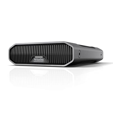 SanDisk PROFESSIONAL G-DRIVE 24 TB Desktop-Festplatte (schnelle Backups, 280 MB/s Lese- und Schreibgeschwindigkeit, USB-C, integrierte Ultrastar-Festplatte 7.200 U/min)