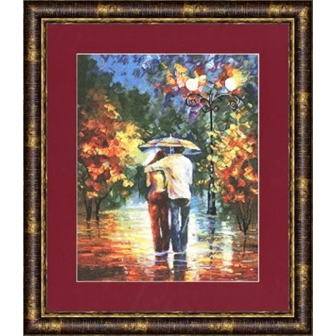 The Golden Fleece Sewing Cross-Stitch Kit A Romantic Walk Wonderful Moment