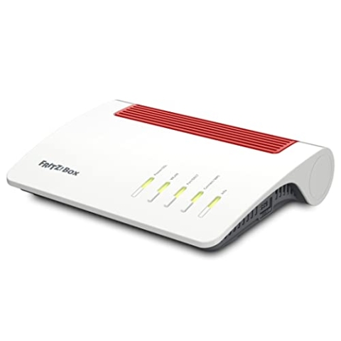 FRITZ!Box 7590 AX (Wi-Fi 6 DSL-Router mit 2.400 MBit/s (5GHz) & 1.200 MBit/s (2,4 GHz),bis zu 300 MBit/s mit VDSL-Supervectoring 35b,WLAN Mesh,DECT-Basis,deutschsprachige Version)